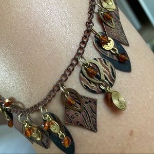 Beautiful statement fashion necklace